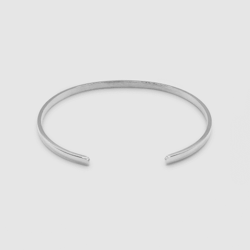 Bangle3MM Back Silver