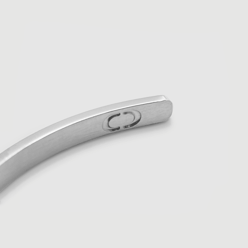 Bangle3MM Detail Silver