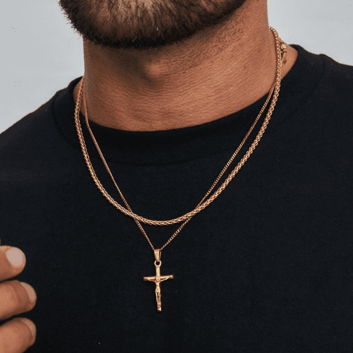 Crucifix x Wheat 50cm Gold 06f698be d5b5 4e13 9d1a 8cb3d58e4df5