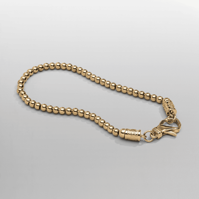 MiniChromeBallBracelet Gold