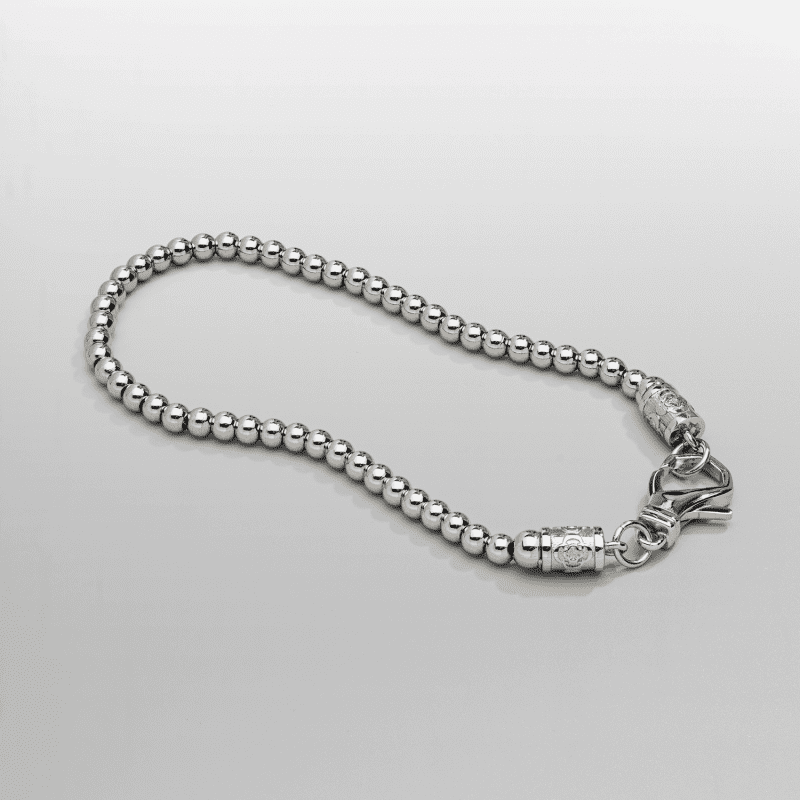 MiniChromeBallBracelet Silver