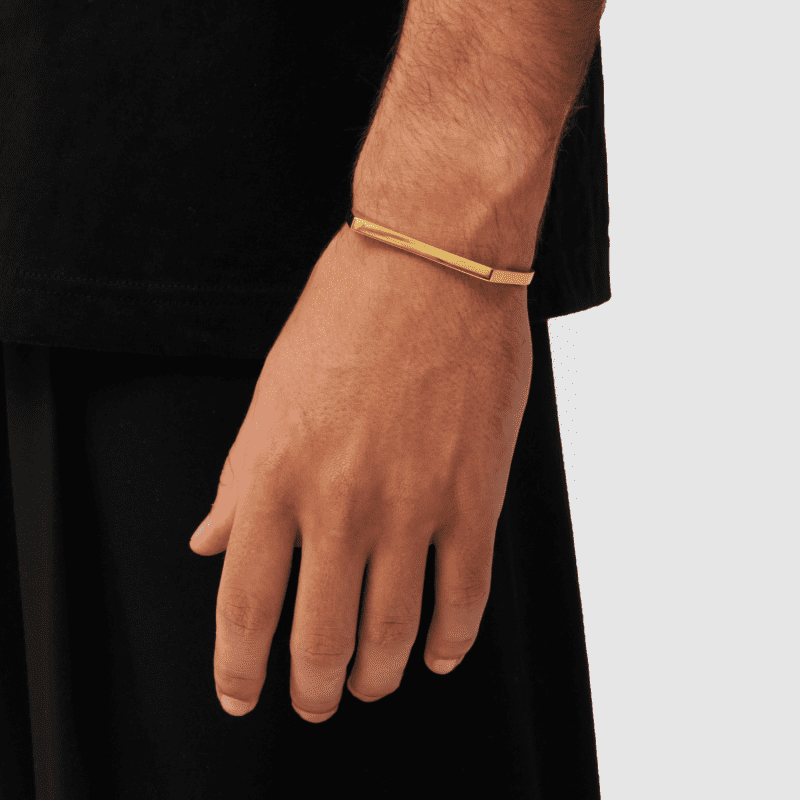 RectangleBangle Gold 5mm