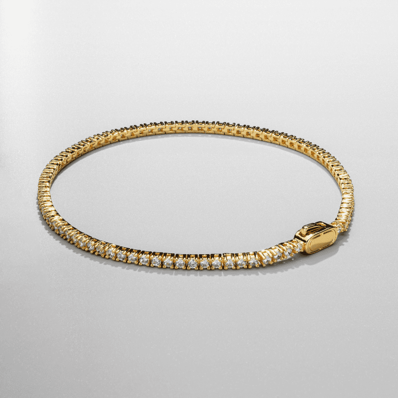 TennisBracelet Gold 2mm