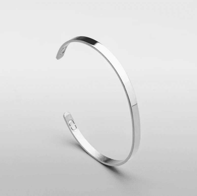 classic cuff 5mm silver