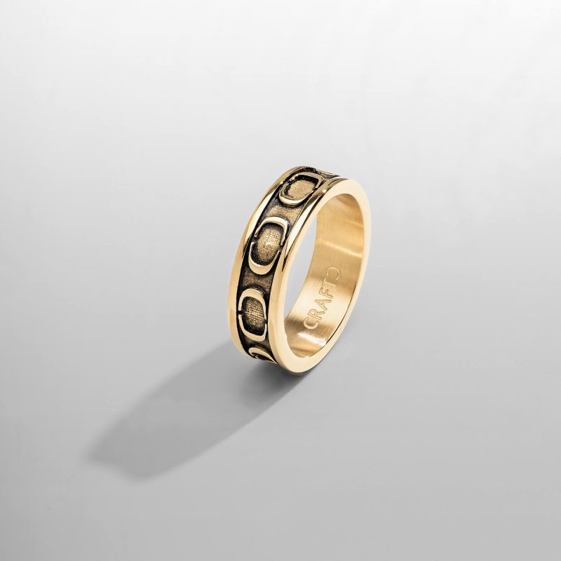 craftd band ring gold