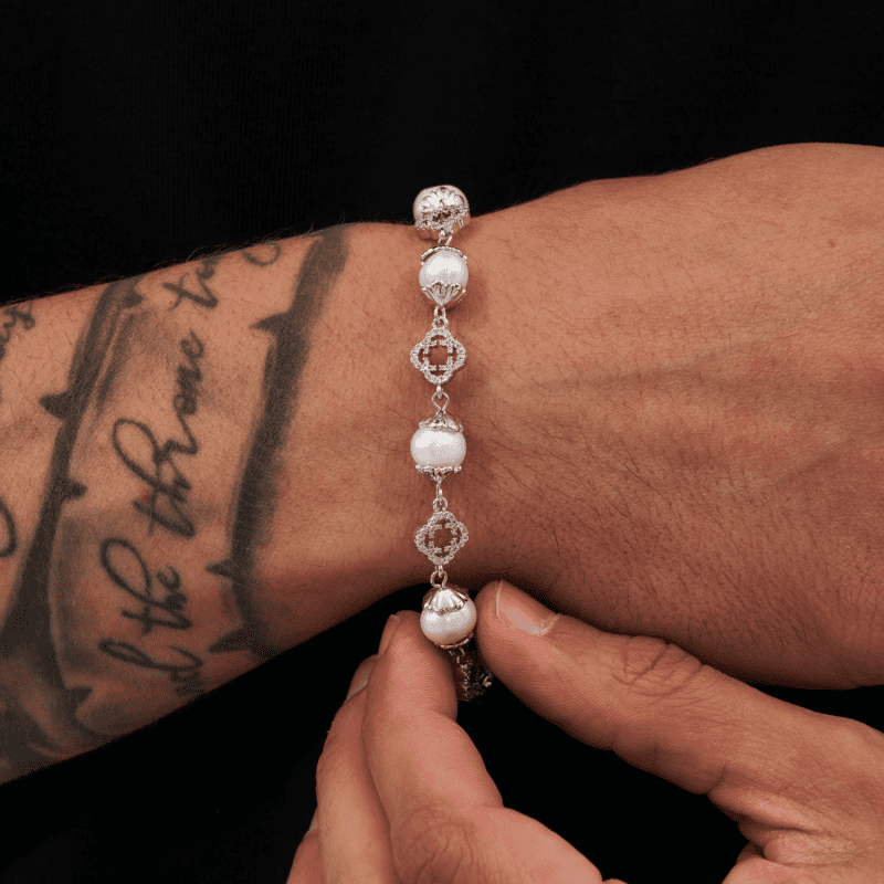 filagree pearl bracelet s close