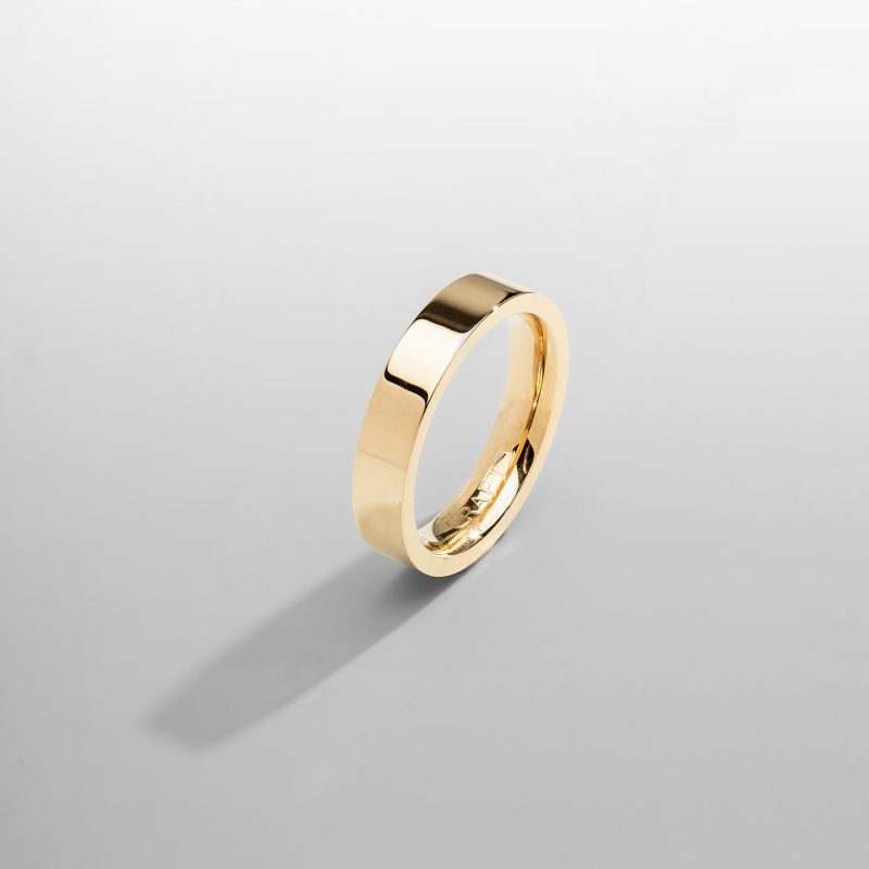 flat band ring gold 5mm