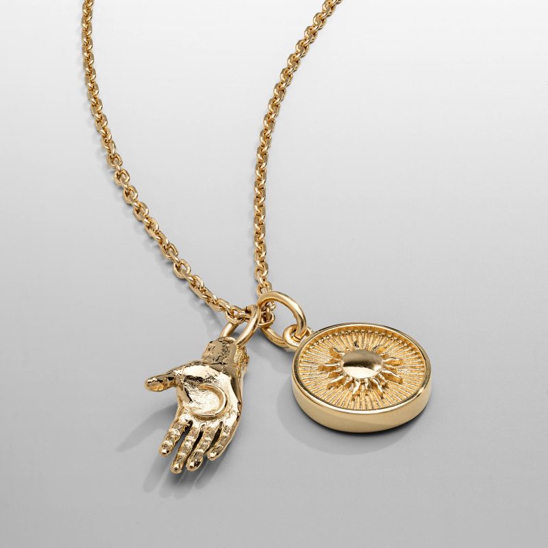 nocturnal pendant gold