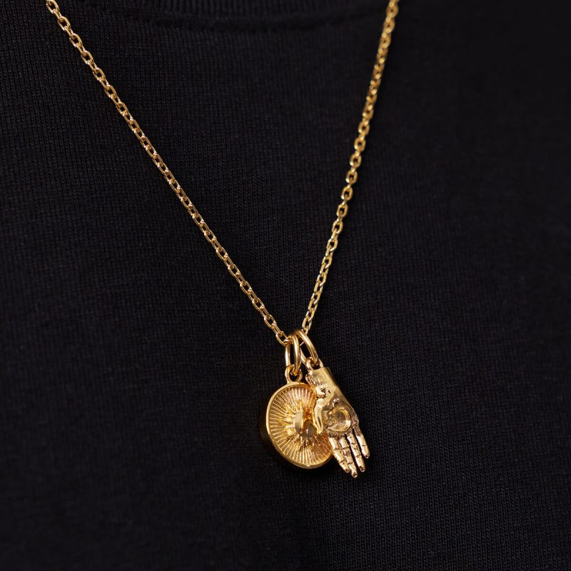 nocturnal pendant gold detail