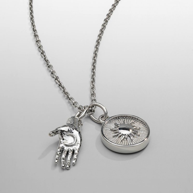 nocturnal pendant silver